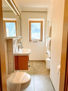 Kúpeľňa v ubytovaní Hotel Pass Lueg