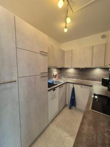 Kuchyň nebo kuchyňský kout v ubytování Ferienwohnung Heinze