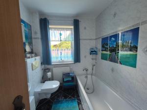 Koupelna v ubytování Ferienwohnung Heinze