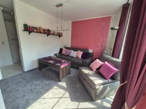 Posezení v ubytování Ferienwohnung Heinze
