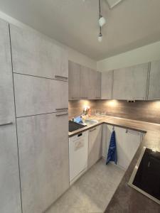 Kuchyň nebo kuchyňský kout v ubytování Ferienwohnung Heinze