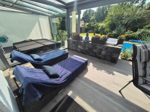 Posezení v ubytování Ferienwohnung Heinze