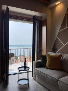 Posezení v ubytování Terrazza sulle mura Appartamento Sole
