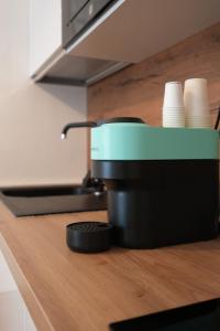 A kitchen or kitchenette at La Mia Casa Romana