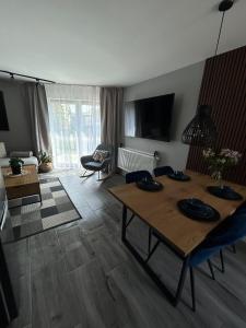 TV a/nebo společenská místnost v ubytování Pokoje I Apartamenty Polna 19