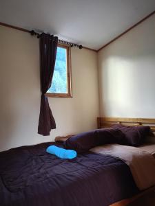 Postel nebo postele na pokoji v ubytování Batur Twin house