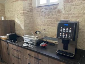A kitchen or kitchenette at Penzion u Orloje