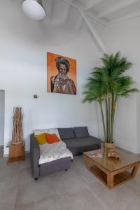 Posezení v ubytování Villa Moai