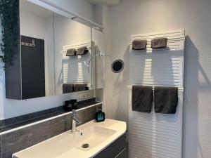 Koupelna v ubytování Ferienwohnung am Storchennest + 37 fotografií