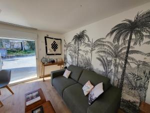 Posezení v ubytování Studio indépendant avec terrasse à Juan les Pins
