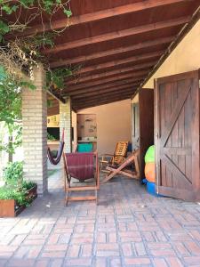 Αίθριο ή υπαίθριος χώρος στο Casa Las Magnolias