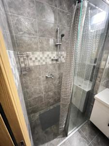 Koupelna v ubytování Apartman Tina