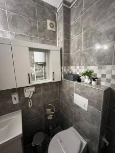 Koupelna v ubytování Apartman Tina