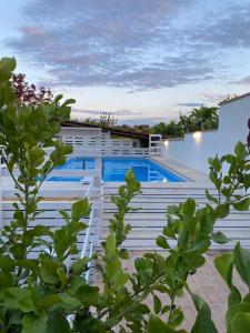 an image of a swimming pool at a house at B&B La Limonaia in Tollo