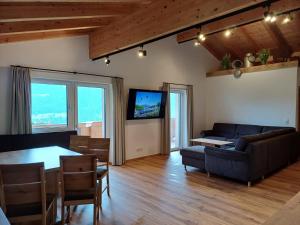 TV o dispositivi per l'intrattenimento presso Ferienwohnung Buchmann