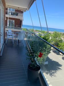 Balkón nebo terasa v ubytování Fishta apartments Q5 34
