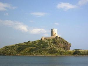 プーラにあるVilletta relax 1の水上の島灯台