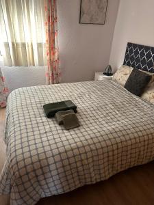 Postel nebo postele na pokoji v ubytování Apartamento Tavernes Playa