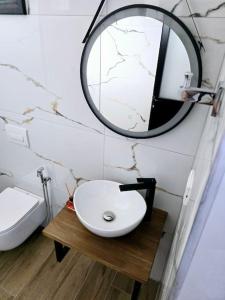 Koupelna v ubytování Ambelas Getaways