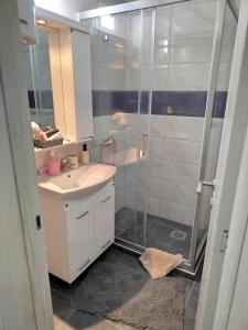 Koupelna v ubytování Apartman Bojković