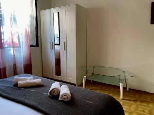Postel nebo postele na pokoji v ubytování Sablić