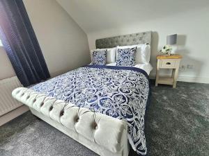 Postel nebo postele na pokoji v ubytování Brontès House