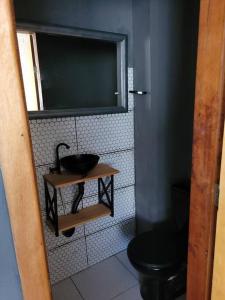 Bilik mandi di Loft aconchegante no centro