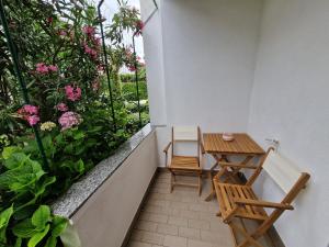 Zahrada ubytování Apartment Ivan