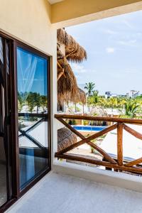 Bazén v ubytování Atenea Holbox nebo v jeho okolí