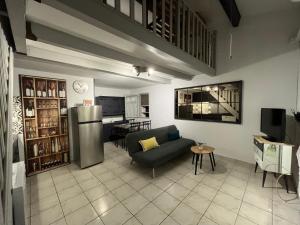 Μια τηλεόραση ή/και κέντρο ψυχαγωγίας στο La Casita à la mer de Lili