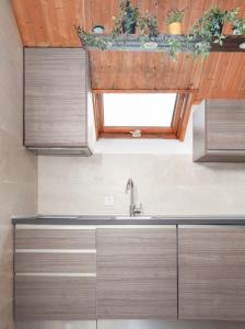 Dapur atau dapur kecil di Ático Canfranc
