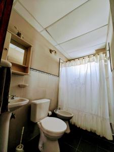 Koupelna v ubytování Apart Che Catu III
