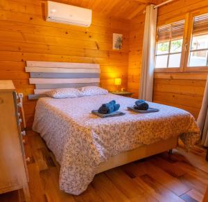 Postel nebo postele na pokoji v ubytování La cabaña de Parisito + 36 fotografií