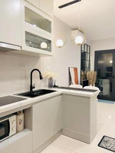 Dapur atau dapur kecil di Modern Studio in Ocean City