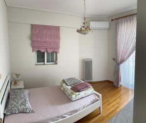 A bed or beds in a room at beautiful apartment near the beach