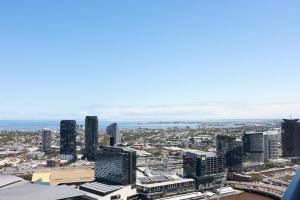 Vista generica su Melbourne o vista sulla città dall'interno dell'appartamento