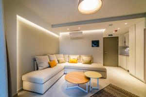 Posezení v ubytování Pelagus Luxury Villas
