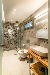 Koupelna v ubytování Pelagus Luxury Villas