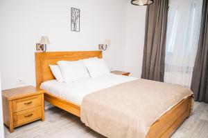 Postel nebo postele na pokoji v ubytování Hotel Pirate Old Town