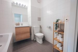 Koupelna v ubytování Bezauberndes Studio mit privatem Garten + 19 fotografií