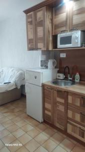 Kuchyň nebo kuchyňský kout v ubytování Apartmani Lana Rab