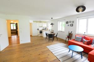 Kuchyň nebo kuchyňský kout v ubytování Zugspitze Street Apartment