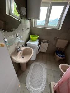 Koupelna v ubytování Apartment Ljubica