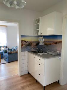 Küche/Küchenzeile in der Unterkunft Rosenhof in Binz