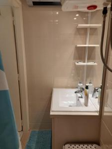 Koupelna v ubytování Apartment Križanec