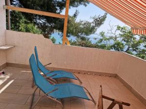 Balkón nebo terasa v ubytování Apartments Bassi