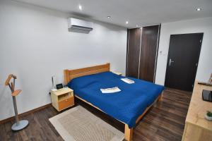 Postel nebo postele na pokoji v ubytování Apartmán Zemplínská šírava