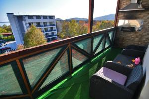 Balkón nebo terasa v ubytování Apartmán Zemplínská šírava