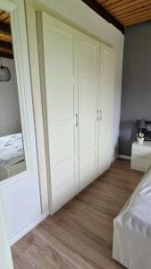Postel nebo postele na pokoji v ubytování Ferienwohnung Balzereit
