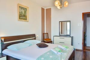 Postel nebo postele na pokoji v ubytování APARTMENT LUCA